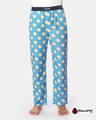 Shop Sicilian Lemon Pyjamas Blue-Front