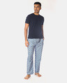 Shop Sicilian Tile Pyjamas Blue-Full