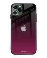 Shop Silicon Glass Cover For iPhone 11 Pro (Light Weight, Impact Resistant)-Front