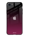 Shop Silicon Glass Cover For iPhone SE 2020 (Light Weight, Impact Resistant)-Front