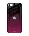 Shop Silicon Glass Cover For iPhone SE 2022 (Light Weight, Impact Resistant)-Front