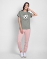 Shop Simply Pawfect Boyfriend T-Shirt (DL) Meteor Grey-Design