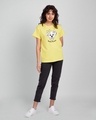 Shop Simply Pawfect Boyfriend T-Shirt (DL) Pastel Yellow-Design