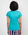Shop Women's Blue Simply Pawfect Graphic Printed Slim Fit T-shirt-Design