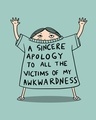 Shop Sincere Apology Boyfriend T-Shirt-Full
