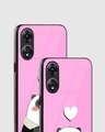 Shop Sipper Panda Premium Glass Case for Oppo A78 5G-Design