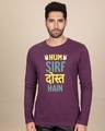 Shop Sirf Dost Full Sleeve T-Shirt-Front