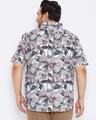 Shop Plus Size Men's Stylish Graphic Design Half Sleeve Casual Shirt-Full