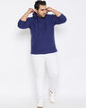 Shop Plus Size Men's Stylish Solid Full Sleeve Casual Sweatshirt