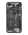 Shop Skeleton Inside Premium Glass Case for Apple iPhone SE 2020 (Shock Proof, Scratch Resistant)-Front