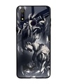 Shop Sketch Art DB Premium Glass Case for Realme 3 Pro (Shock Proof, Scratch Resistant)-Front