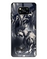 Shop Sketch Art DB Premium Glass Case for Xiaomi Poco x3 (Shock Proof, Scratch Resistant)-Front