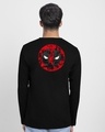 Shop Sketchy Deadpool Full Sleeve T-Shirt Black (DPL)-Design