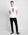Shop Sketchy Mickey Waterbase Half Sleeve T-Shirt (DL)-Design