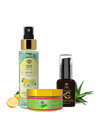 Shop Skin Reviving Combo Of Vitamin C Face Serum, Lemon Mizzle And Kesari Aloe vera Gel-Front