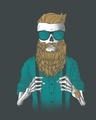 Shop Skull Beard Full Sleeve T-Shirt-Full