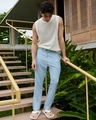 Shop Men's Sky Blue Pants-Full