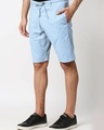 Shop Sky Blue Comfort Shorts-Front