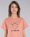 Shop Sleepy Clock Boyfriend T-Shirt-Front