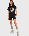 Shop Women's Black Sleepy Head Graphic Printed Boyfriend T-shirt-Design