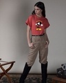 Shop Sleepy Mickey Boyfriend T-Shirt (DL)-Design