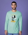 Shop Sleepy Mickey Full Sleeve T-Shirt (DL)-Front