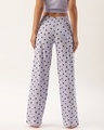 Shop Pack of 2 Lounge Pants - AOP Lavender and Solid Snow White-Full