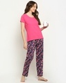 Shop Women's Pink Floral Pyjama Set-Full