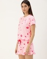 Shop Women's Pink marshmallow Shorts set-Design