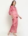 Shop Women's Pink Tie&Dye Pyjama Set-Design