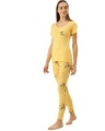 Shop Women's Yellow Sunset gold Pyjama set-Design