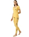 Shop Women's Yellow Sunset gold Pyjama set