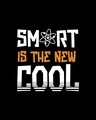 Shop Smart Is The New Cool Boyfriend T-Shirt Black-Full