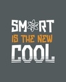 Shop Smart Is The New Cool Half Sleeve Raglan T-Shirt Nimbus Grey-Black-Full