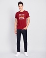 Shop Smart Is The New Cool Half Sleeve T-Shirt Bold Red-Full