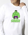 Shop Smash It (AVEGL) Full Sleeves Plus Size T-Shirt