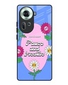 Shop Smell Like Floral Premium Glass Case for Oppo Reno11 5G(Shock Proof, Scratch Resistant)-Front