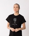 Shop Smile Flower Boyfriend T-Shirt-Front
