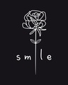 Shop Smile Flower Half Sleeve T-Shirt-Full