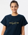Shop Smile.sparkle.shine Boyfriend T-Shirt-Front