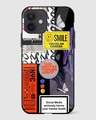 Shop Smile You're On Camera Premium Glass Case for Apple iPhone 12-Front