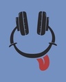 Shop Smiley Headphone Printed Small Backpack-Full