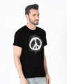 Shop Smoke Peace Half Sleeve T-Shirt-Design