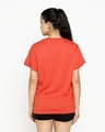 Shop Smoke Red Boyfriend T-Shirt-Full