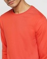 Shop Smoke Red Fleece Sweatshirt