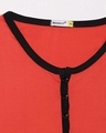 Shop Smoke Red Full Sleeve Henley T-Shirt