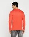 Shop Men's Smoke Red T-shirt-Full
