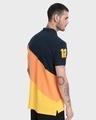Shop Men's Smoked Paprika Cut N Sew Color Block Polo T-shirt-Design