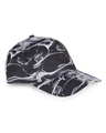 Shop Unisex Black Smokey Printed Baseball Cap-Design