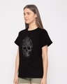 Shop Smokey Skull Boyfriend T-Shirt-Design
